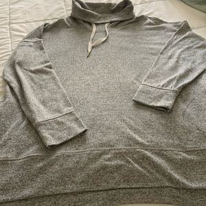 Get after it gray long pullover. Women’s XXL